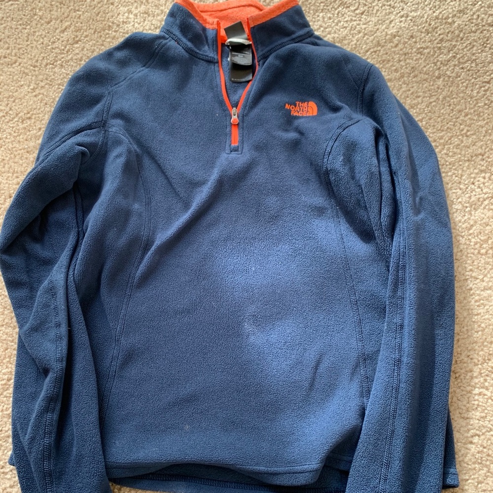 The North Face half zip long sleeve sweater